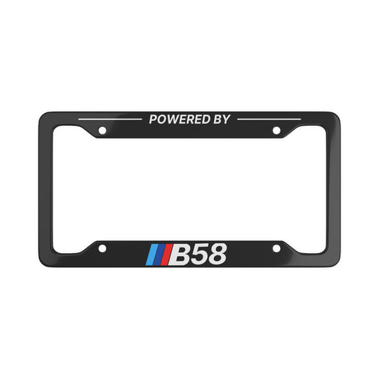 B58 Metal License Plate Frame