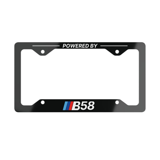 B58 Metal License Plate Frame