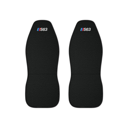 S63 Engine Car Seat Covers