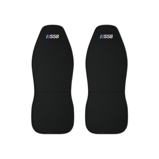 S58 Engine Car Seat Covers