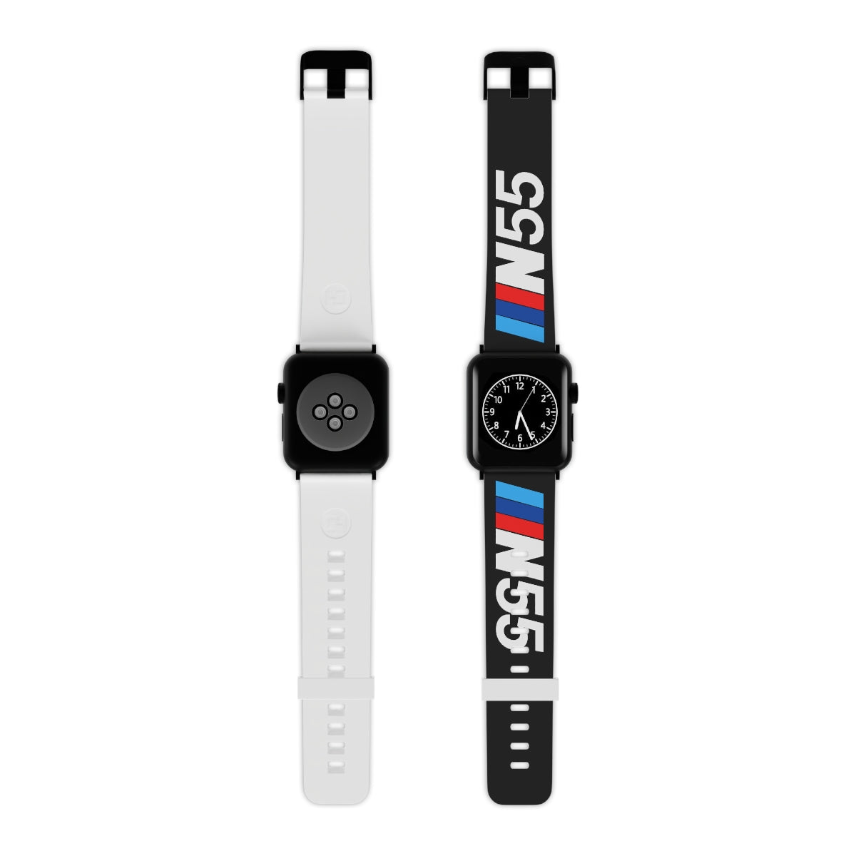 Powered By N55 Apple Watch Band - Black