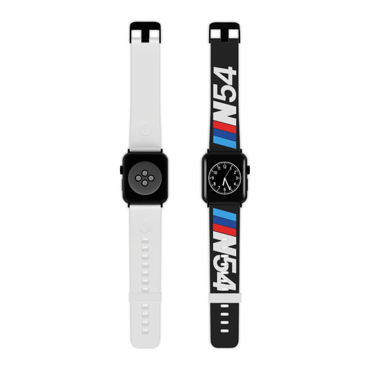 Powered By N54 Apple Watch Band - Black