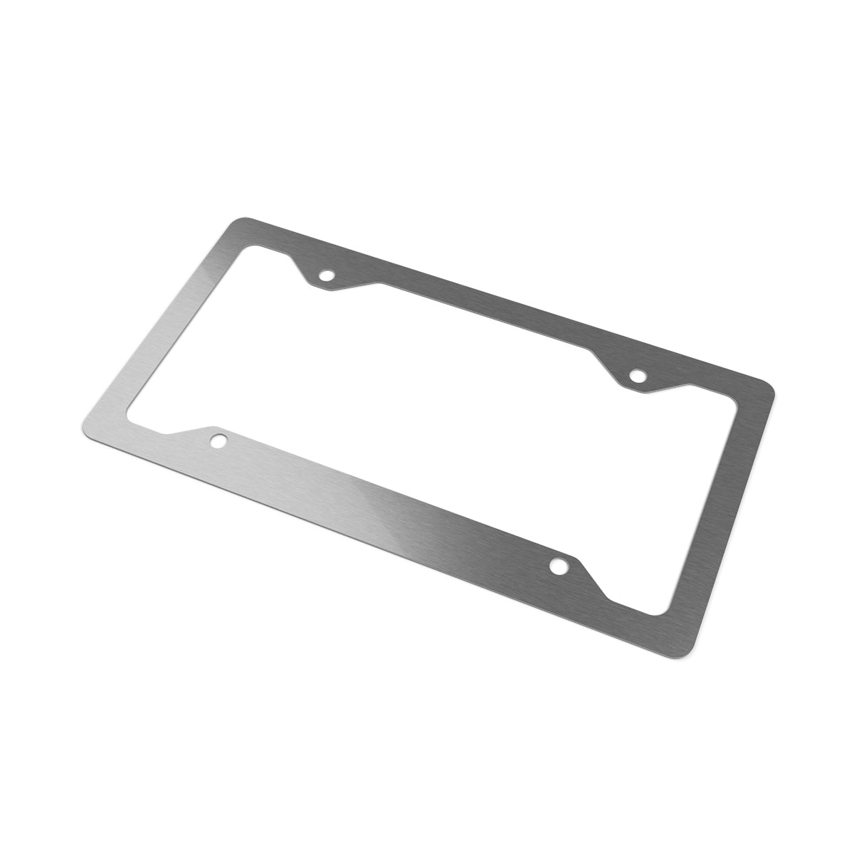 Bimmer S55 / M Stripes Metal License Plate Frame - Grey