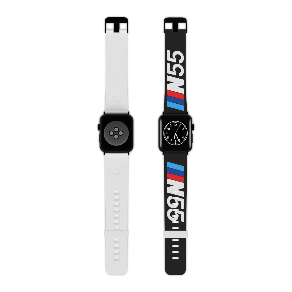 Powered By N55 Apple Watch Band - Black